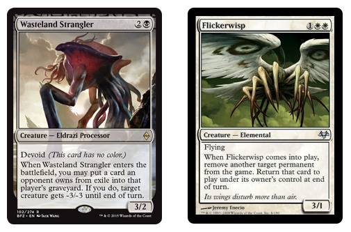 Eldrazi Displacer & Flickerwisp