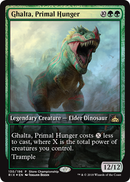 Ghalta, Primal Hunger (Store Championship Promo)